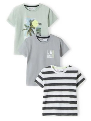 Zdjęcie produktu T-shirt bawełniany dla chłopca 3-pak Minoti