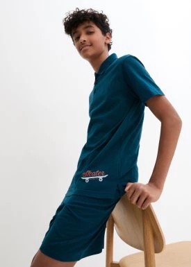 Zdjęcie produktu T-shirt chłopięcy + krótkie spodnie (2 części) bonprix