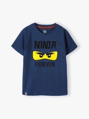 Zdjęcie produktu T-shirt dla chłopca - Lego Ninjago - granatowy
