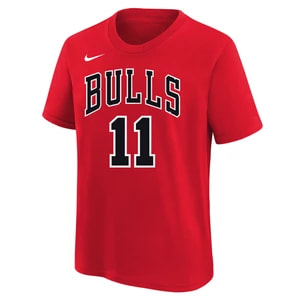 Zdjęcie produktu T-shirt dla dużych dzieci (chłopców) Nike NBA Chicago Bulls - Czerwony