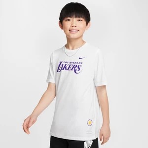 Zdjęcie produktu T-shirt dla dużych dzieci (chłopców) Nike NBA Los Angeles Lakers Essential - Biel