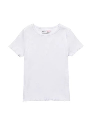 Zdjęcie produktu T-shirt dziewczęcy basic biały Minoti