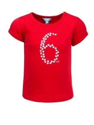 Zdjęcie produktu T-shirt dziewczęcy, czerwony, 6, Lief