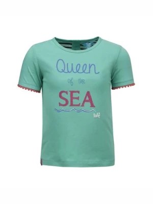 Zdjęcie produktu T-shirt dziewczęcy zielony - Queen of the sea - Lief