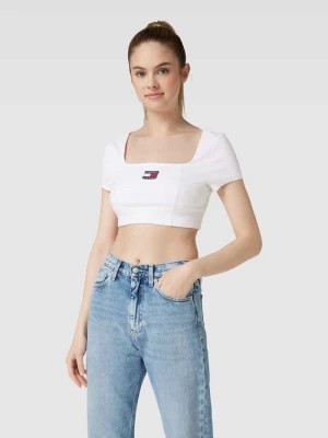 Zdjęcie produktu T-shirt krótki z kwadratowym dekoltem model ‘ARCHIVE’ Tommy Jeans