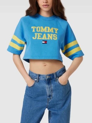 Zdjęcie produktu T-shirt krótki z wyhaftowanym logo Tommy Jeans