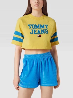 Zdjęcie produktu T-shirt krótki z wyhaftowanym logo Tommy Jeans