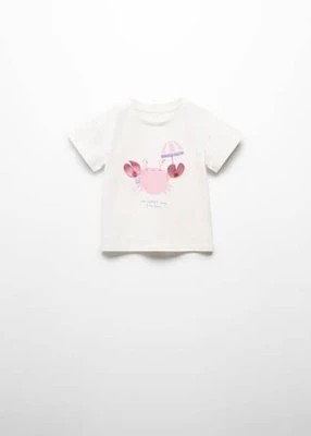 Zdjęcie produktu Koszulka ze wzorem i krótkimi rękawami MANGO BABY