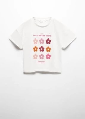 Zdjęcie produktu Koszulka w wypukłe kwiaty Mango Kids