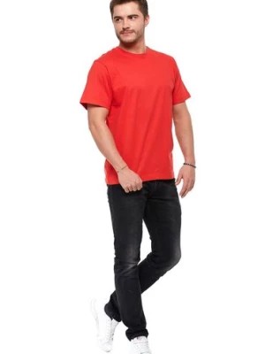 Zdjęcie produktu T-shirt męski bawełniany czerwona Moraj
