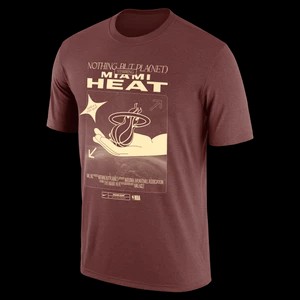 Zdjęcie produktu T-shirt męski NBA Nike Miami Heat - Brązowy