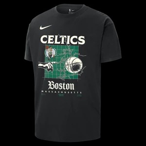 Zdjęcie produktu T-shirt męski Nike NBA Max90 Boston Celtics Courtside - Czerń
