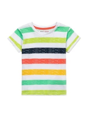 Zdjęcie produktu T-shirt niemowlęcy bawełniany w kolorowe paski Minoti