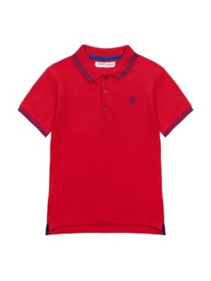 Zdjęcie produktu T-shirt niemowlęcy czerwony polo Minoti