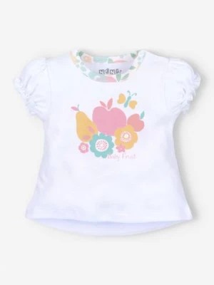 Zdjęcie produktu T-shirt niemowlęcy z bawełny organicznej dla dziewczynki NINI