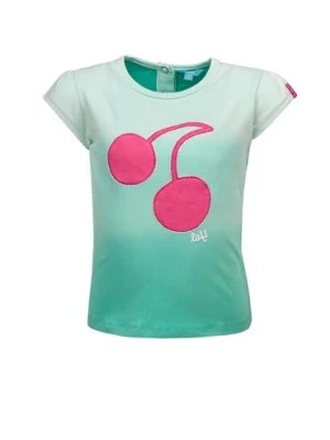 Zdjęcie produktu T-shirt niemowlęcy z wisienkami - zielony - Lief