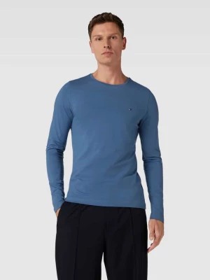 Zdjęcie produktu T-shirt o kroju extra slim fit z detalem z logo Tommy Hilfiger