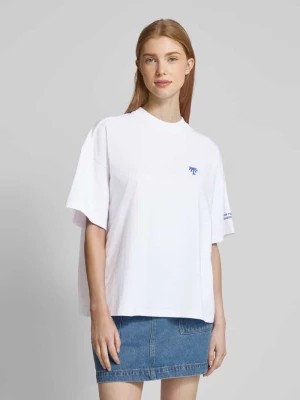 Zdjęcie produktu T-shirt o kroju oversized z czystej bawełny model ‘PALMYRA’ Pegador