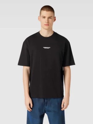 Zdjęcie produktu T-shirt o kroju oversized z nadrukiem z logo model ‘ABNA’ Pegador