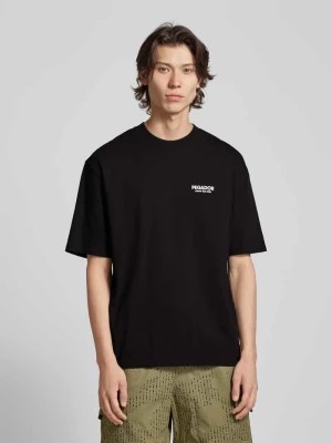 Zdjęcie produktu T-shirt o kroju oversized z nadrukiem z logo model ‘ALCHAR’ Pegador