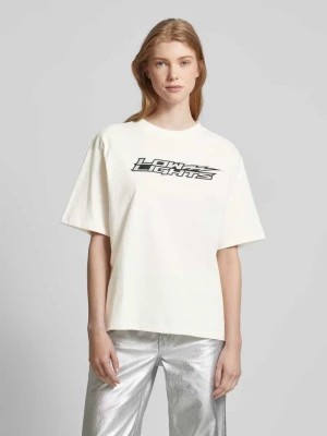 Zdjęcie produktu T-shirt o kroju oversized z nadrukiem z logo model ‘LIGHTNING’ Low Lights Studios