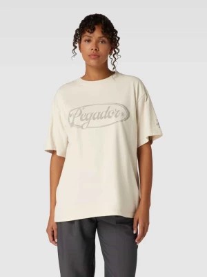 Zdjęcie produktu T-shirt o kroju oversized z nadrukiem z logo model ‘Omar’ Pegador