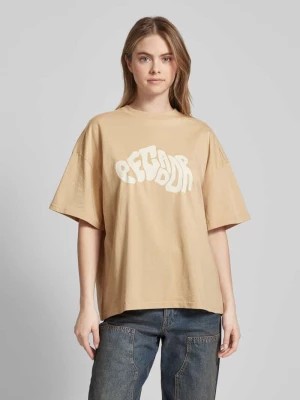 Zdjęcie produktu T-shirt o kroju oversized z nadrukiem z logo model ‘PALUMA’ Pegador
