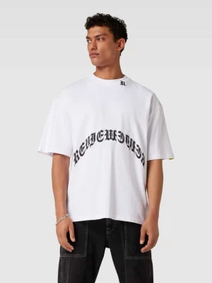 Zdjęcie produktu T-shirt o kroju oversized z nadrukiem z logo OLD ENGLISH REVIEW