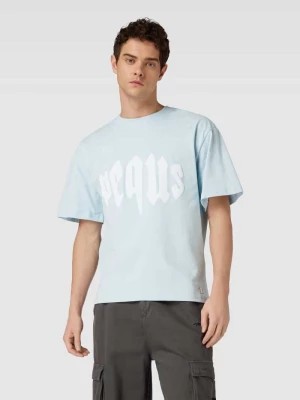 Zdjęcie produktu T-shirt o kroju oversized z nadrukiem z logo PEQUS