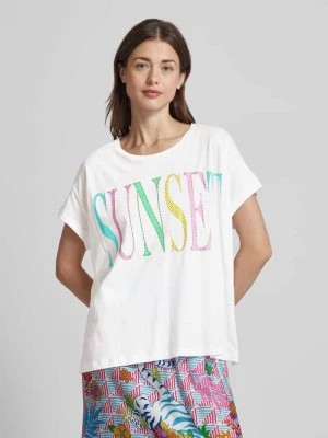 Zdjęcie produktu T-shirt o kroju oversized z nadrukowanym napisem milano italy