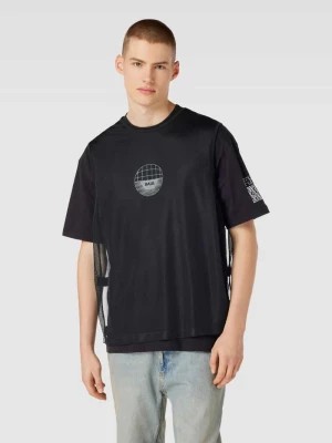 Zdjęcie produktu T-shirt o kroju oversized z siateczką model ‘Joey’ Balr.