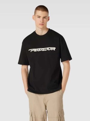 Zdjęcie produktu T-shirt o kroju oversized z wyhaftowanym logo model ‘MANOR’ Pegador