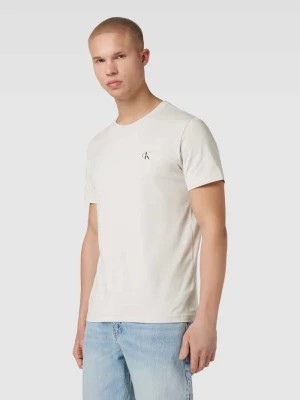 Zdjęcie produktu T-shirt o kroju regular fit z nadrukiem z logo w zestawie 2 szt. Calvin Klein Jeans