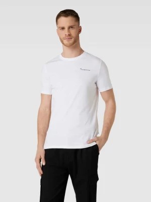 Zdjęcie produktu T-shirt o kroju regular fit z okrągłym dekoltem Knowledge Cotton Apparel