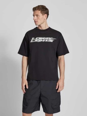 Zdjęcie produktu T-shirt o kroju relaxed fit z nadrukiem z logo model ‘Lightning’ Low Lights Studios