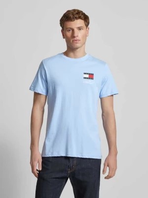 Zdjęcie produktu T-shirt o kroju slim fit z nadrukiem z logo Tommy Jeans