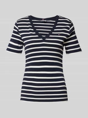 Zdjęcie produktu T-shirt o kroju slim fit z wyhaftowanym logo model ‘CODY’ Tommy Hilfiger