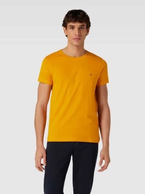 Zdjęcie produktu T-shirt o kroju slim fit z wyhaftowanym logo Tommy Hilfiger