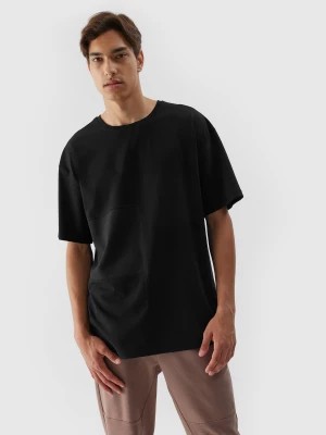 Zdjęcie produktu T-shirt oversize gładki męski - czarny 4F