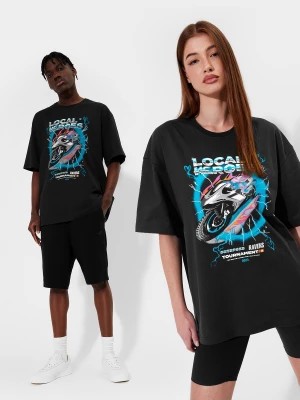 Zdjęcie produktu T-shirt oversize uniseks z nadrukiem 4F x Local Heroes