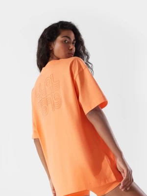 Zdjęcie produktu T-shirt oversize z bawełny organicznej damski 4F x Anna Lewandowska