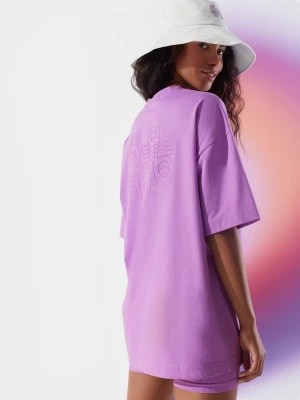 Zdjęcie produktu T-shirt oversize z bawełny organicznej damski 4F x Anna Lewandowska