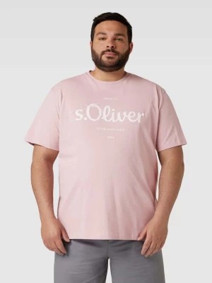 Zdjęcie produktu T-shirt PLUS SIZE z nadrukiem z logo S.Oliver Plus