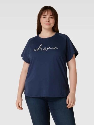 Zdjęcie produktu T-shirt PLUS SIZE z okrągłym dekoltem model ‘Elina’ Fransa Plus