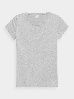 Zdjęcie produktu T-shirt regular gładki damski 4F