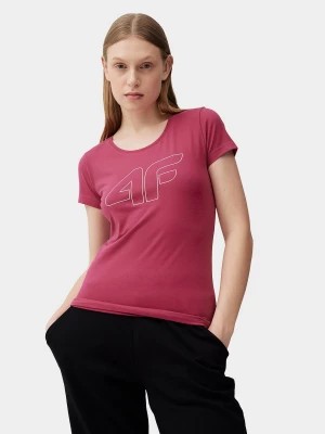 Zdjęcie produktu T-shirt regular z nadrukiem damski 4F