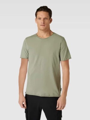 Zdjęcie produktu T-shirt w jednolitym kolorze model ‘AAMON BRUSHED’ ARMEDANGELS