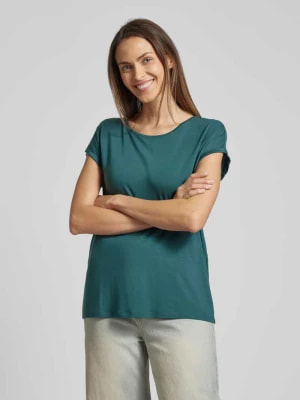 Zdjęcie produktu T-shirt w jednolitym kolorze model ‘AVA’ Vero Moda