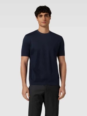 Zdjęcie produktu T-shirt w jednolitym kolorze model ‘Floro’ Windsor