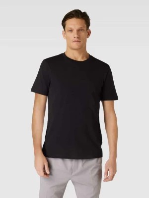 Zdjęcie produktu T-shirt w jednolitym kolorze model ‘JAAMEL STRUCTURE’ ARMEDANGELS